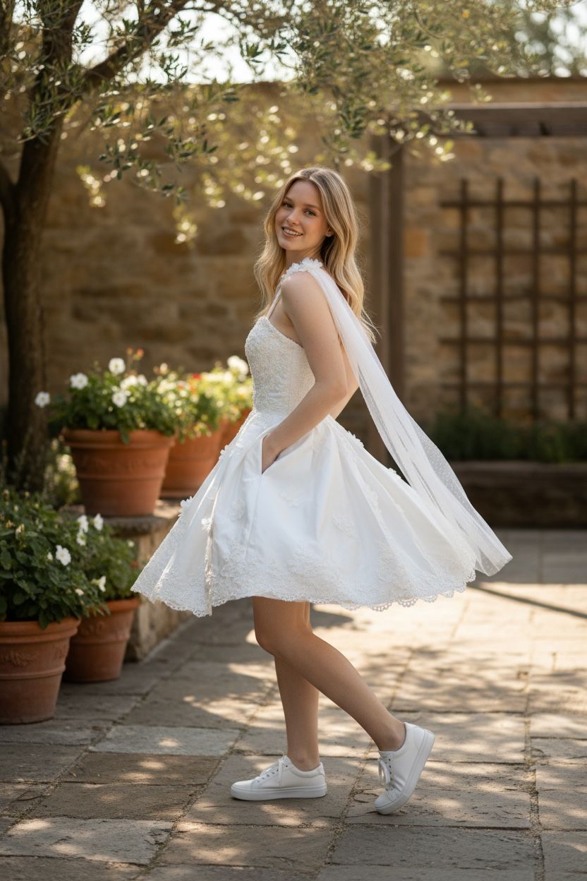 Vestido Adela para Civil o Recepción Recreado ♻️