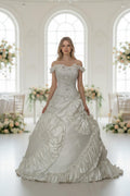 Vestido de Novia con Detalle Caracol Único
